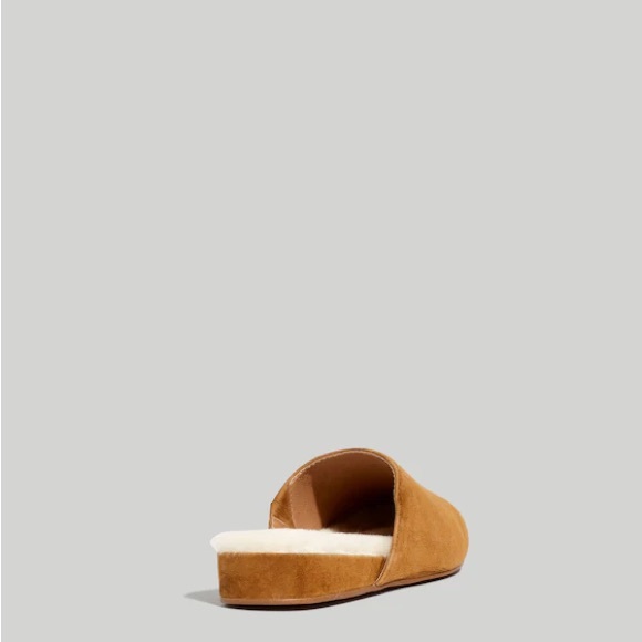 NWT! New In Box! Madewell The Suede Kasey Mule Faux Shearling 7 MEDIUM ACORN - Picture 8 of 9